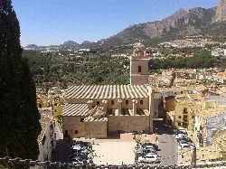 Church of San Pedro and the Sanctuary of the Divine Aurora in Polop.