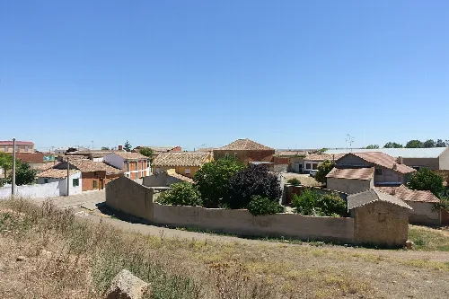 Vista parcial de Villalba de la Loma (Valladolid, España).