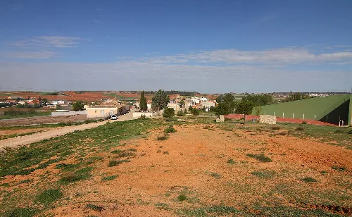 Hontecillas, vista de la población desde la calle San Pedro