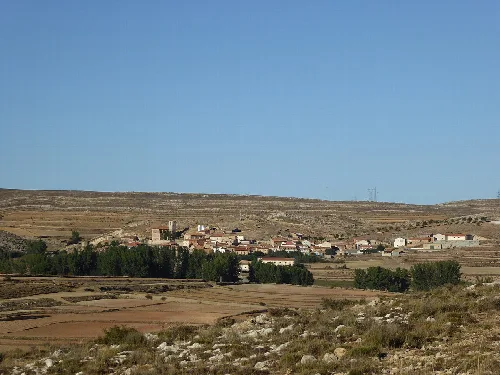 Municipio español de Cañada Vellida desde la N-420