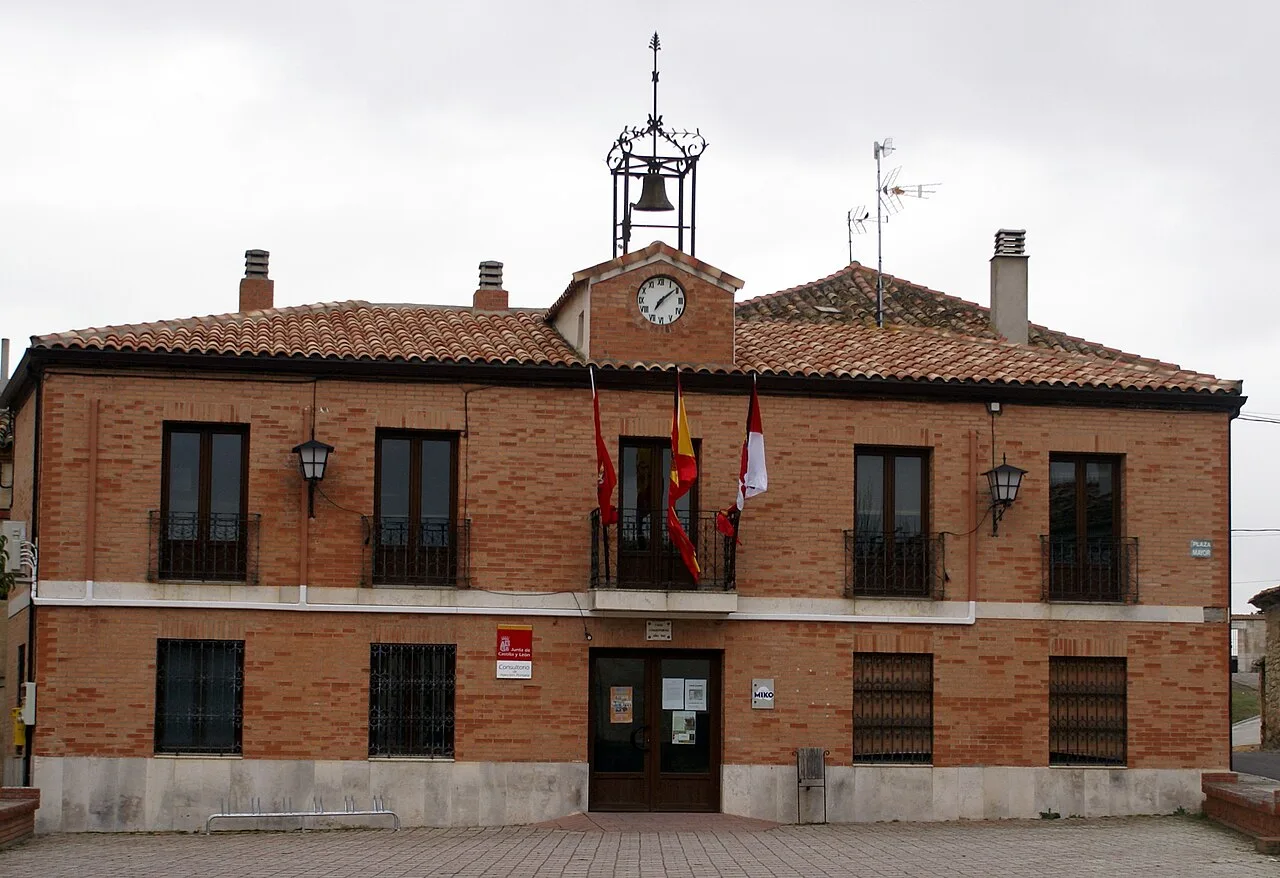 Town hall of San Martín de Valvení, Valladolid, Spain.