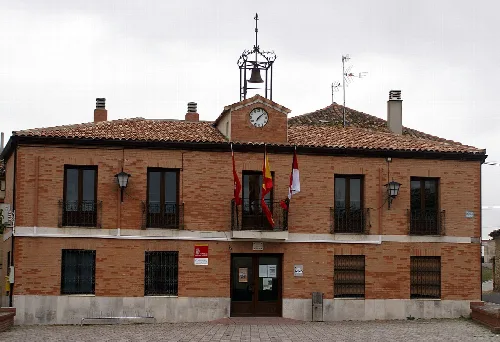 Town hall of San Martín de Valvení, Valladolid, Spain.