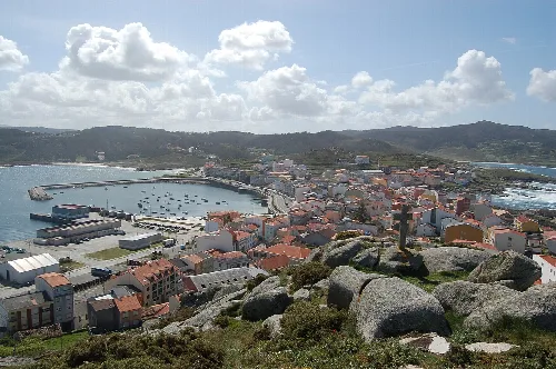 Vista de Muxía desde o monte do Corpiño