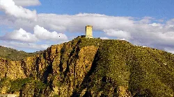 Castle on a hilltop in Huércal-Overa