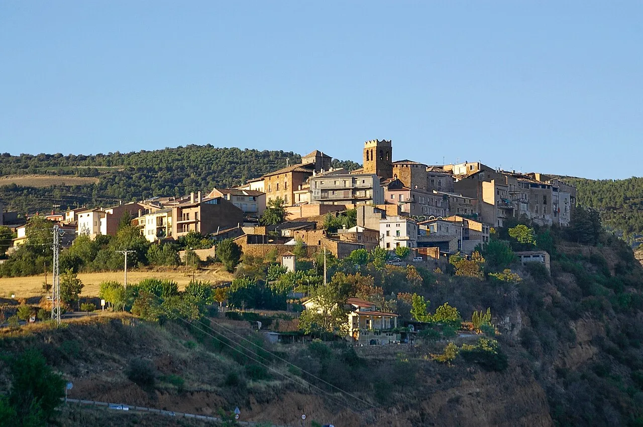 Vista del pueblo de Talarn, en Lleida.