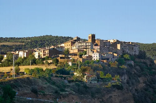 Vista del pueblo de Talarn, en Lleida.