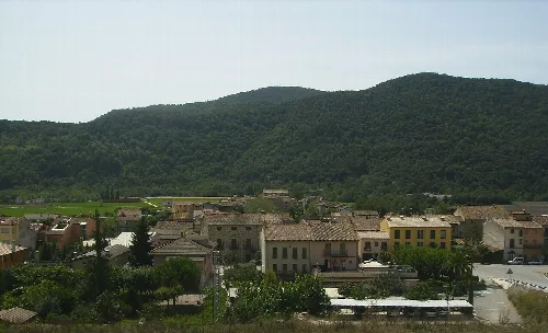 Panoramic view of Argelaguer (Catalonia)