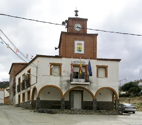 Ayuntamiento, Puerto de San Vicente, Province of Toledo, Spain.