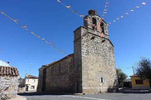 Iglesia de Santo Tomás Apóstol, en Mediana de Voltoya (Ávila, España).