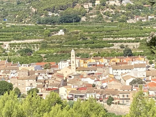 Vista d'Alfauir des del Castell de Palma - Alfauir