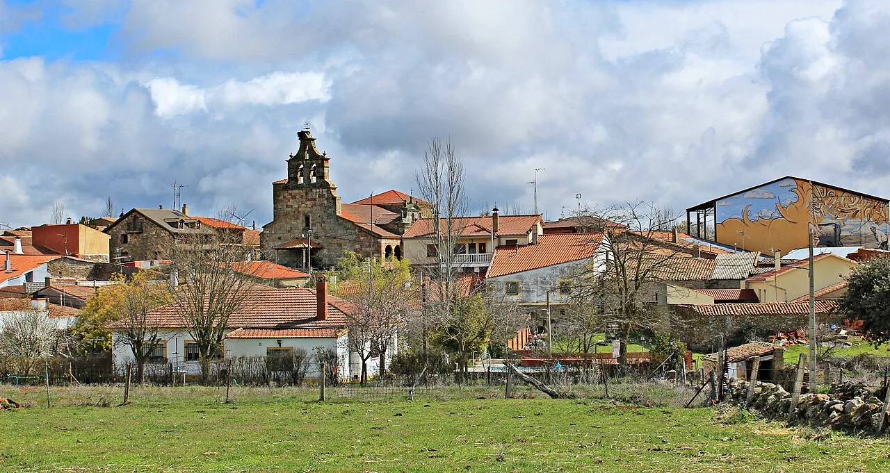 Vista panorámica de Palacios del Arzobispo, provincia de Salamanca