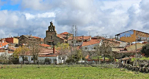 Vista panorámica de Palacios del Arzobispo, provincia de Salamanca