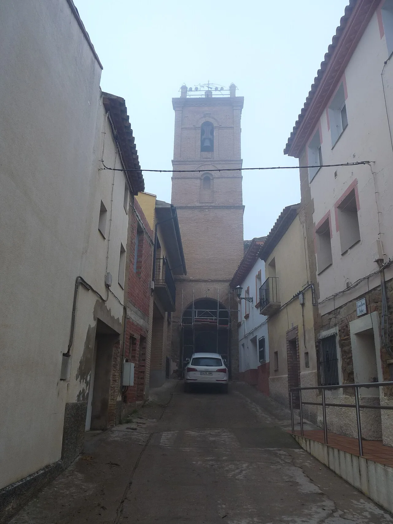 Argavieso - Iglesia parroquial de la Natividad s. XVIII y XIX- Torre