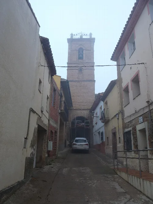 Argavieso - Iglesia parroquial de la Natividad s. XVIII y XIX- Torre