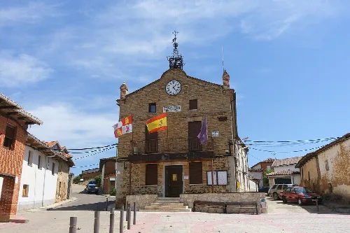 Casa consistorial de Congosto de Valdavia (Palencia, España).