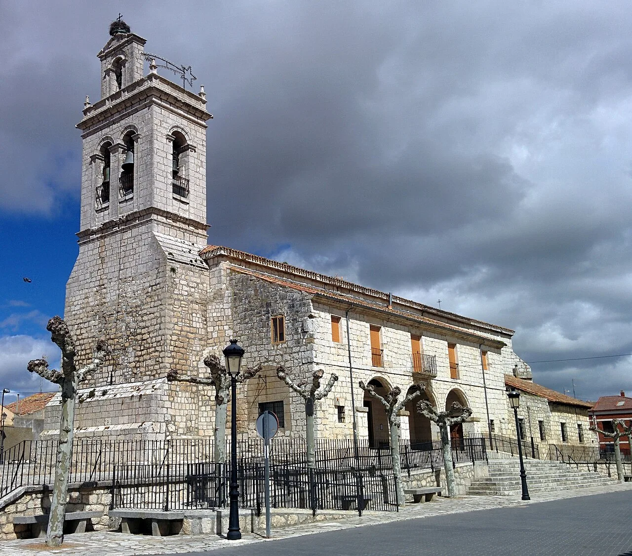 Church of Villanubla, Valladolid, Spain.