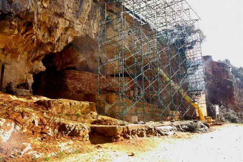 Gran Dolina en la Sierra de Atapuerca (Burgos).