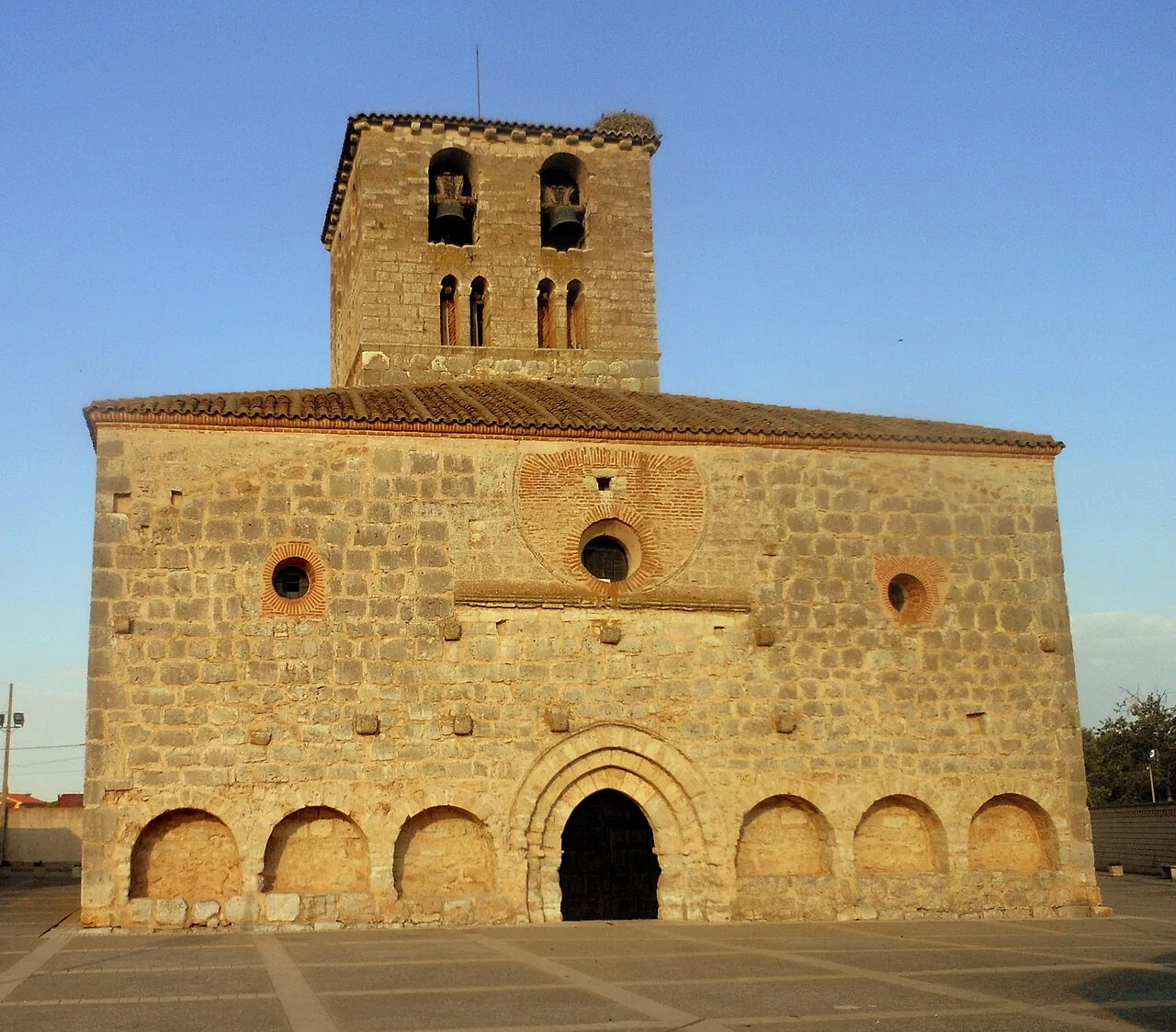 Church of St. Michael of San Miguel del Pino, Valladolid, Spain.