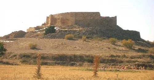 Castillo en lo alto de una colina en Munera, Albacete.