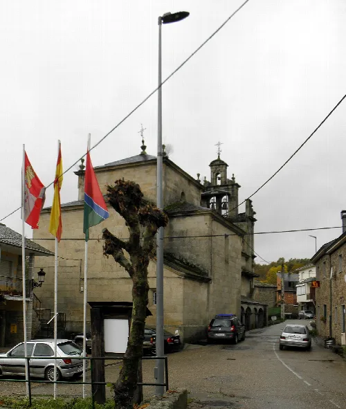 Church of San Mamé, in Trefacio, Zamora province, Spain.