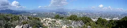 Panorámica del valle del Guadalhorce vista desde Alhaurín el Grande.