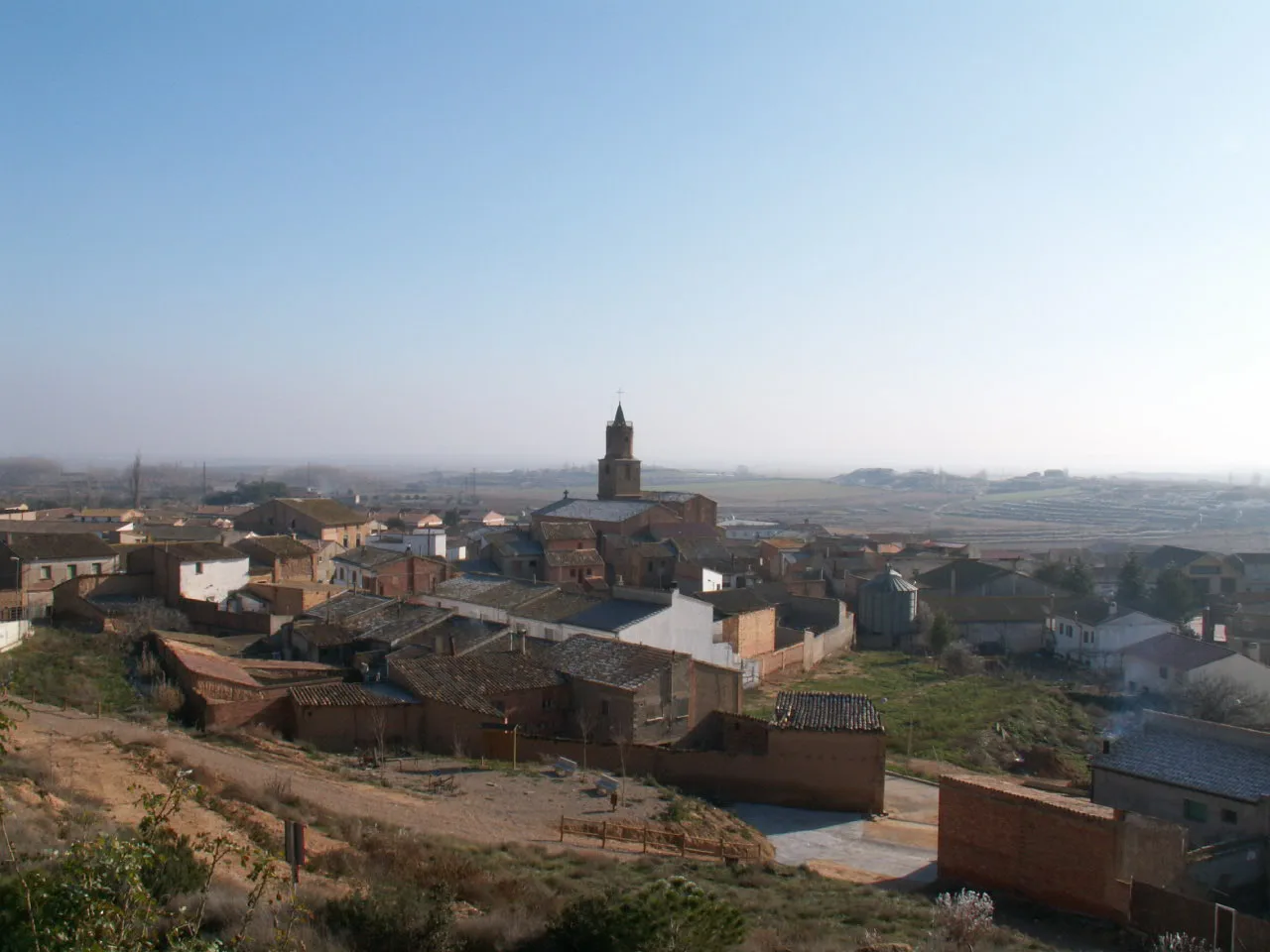 Vista de Esplús, Huesca, España