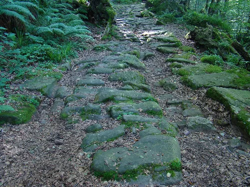La calzada romana del valle del Besaya o Calzada de los Blendios (Cantabria, España) pertenece a la Via Legione VII Gemina Ad Portum Bledium, cuyo itinerario aparece en la placa I del Itinerario de Barro.  Se inicia  cerca del lugar llamado Somaconcha.