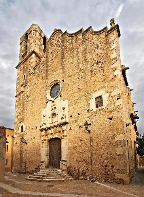 Sant Vicenç church of Regencós, Catalonia, Spain