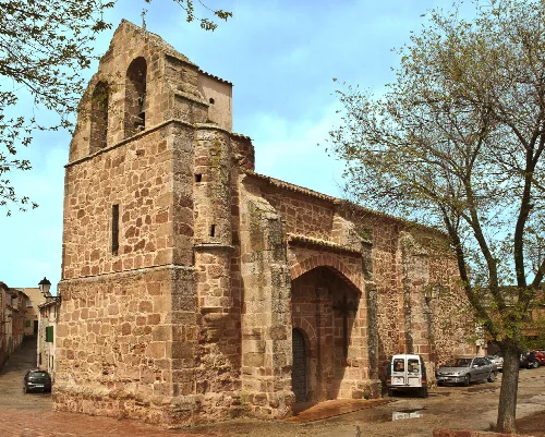 San Marín Obispo churche, Alcolea de las Peñas (Guadalajara), Castilla-La Mancha, Spain. Romanesque.
