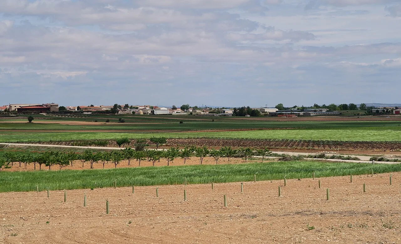 Valdeganga, vista de la población desde la CM-3218