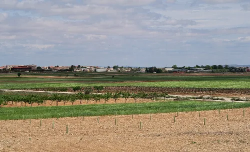 Valdeganga, vista de la población desde la CM-3218