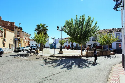 Plaza de España, Escurial, provincia de Cáceres, España