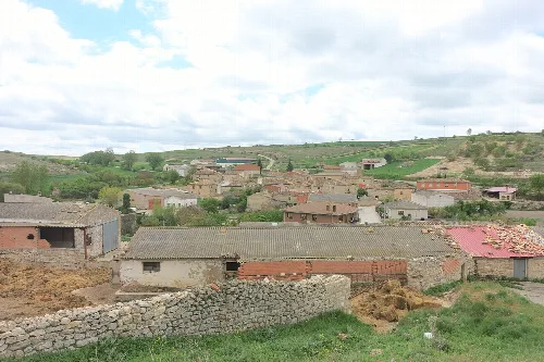 Vista general de Castellanos de Castro (Burgos, España).