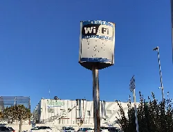 WiFi-Antenne in Martos, Jaén.