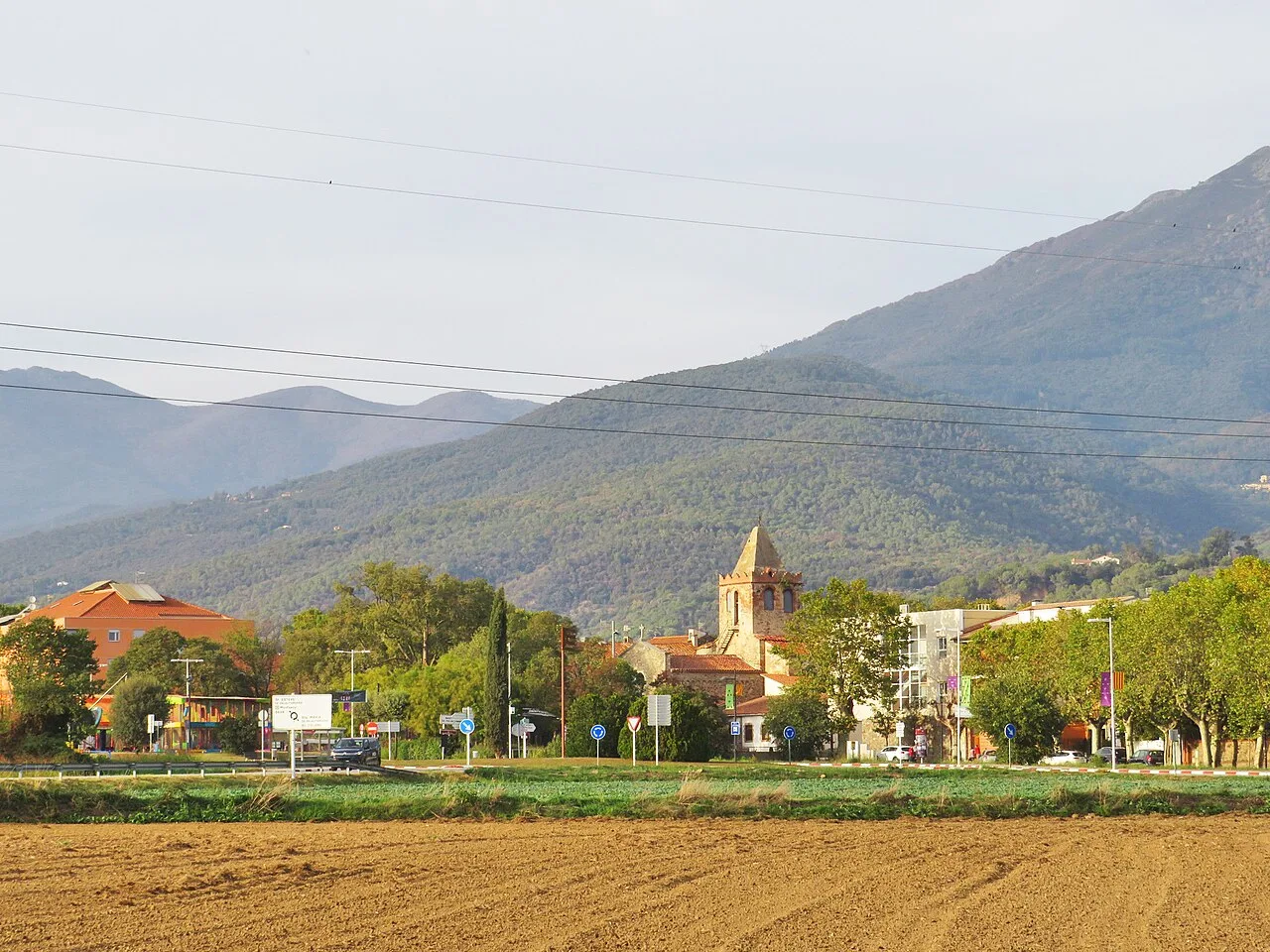 Sant Esteve de Palautordera, des de Santa Maria de Palautordera