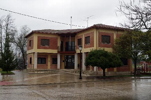 Town hall in Soto de Cerrato. (Palencia, Spain)