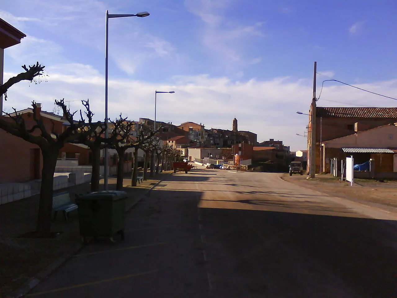Vista del poble de Bellaguarda