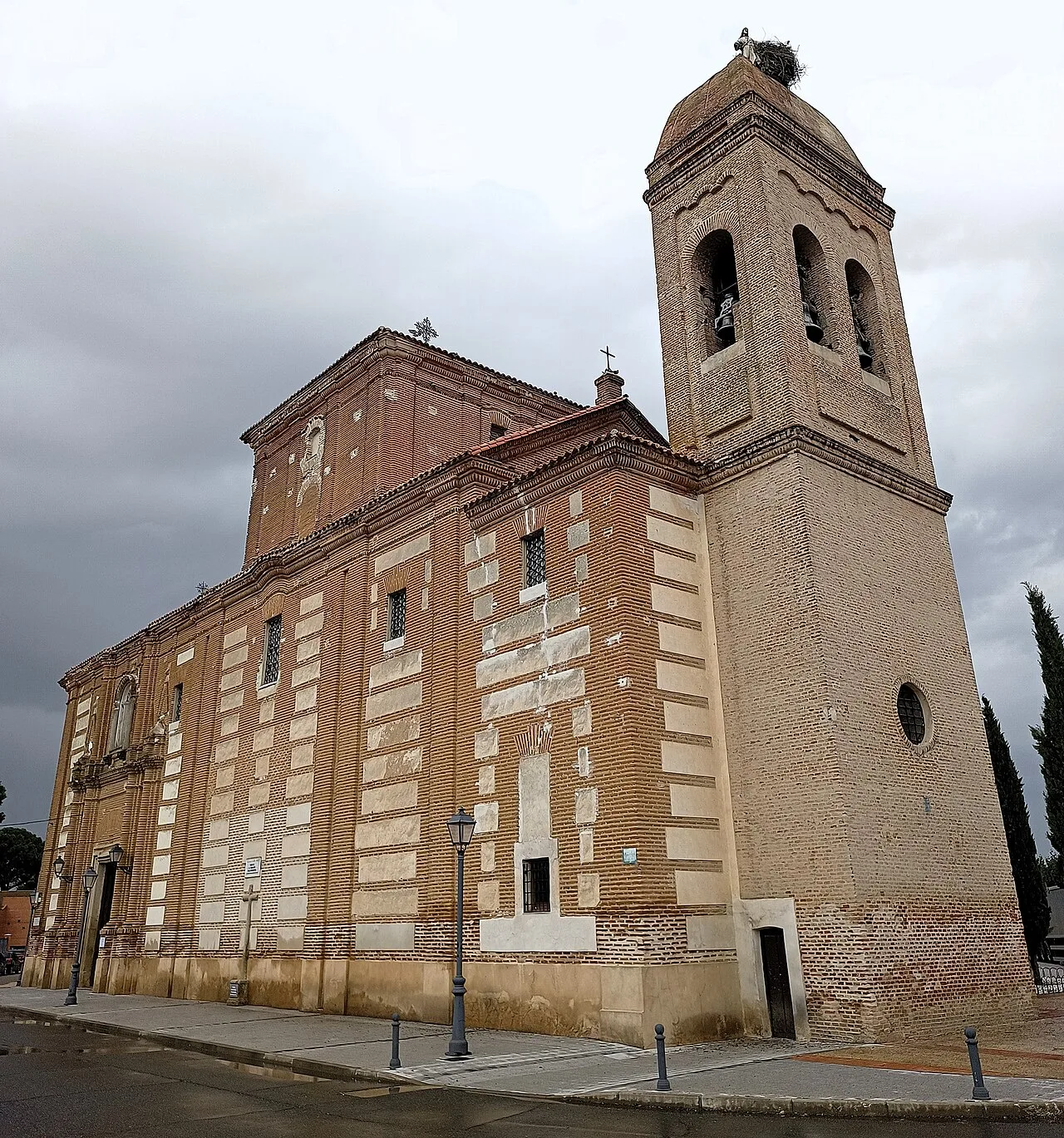 Church of El Carpio, Valladolid, Spain.