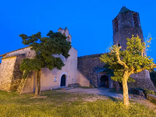 Brunyola church (Catalonia, Spain)