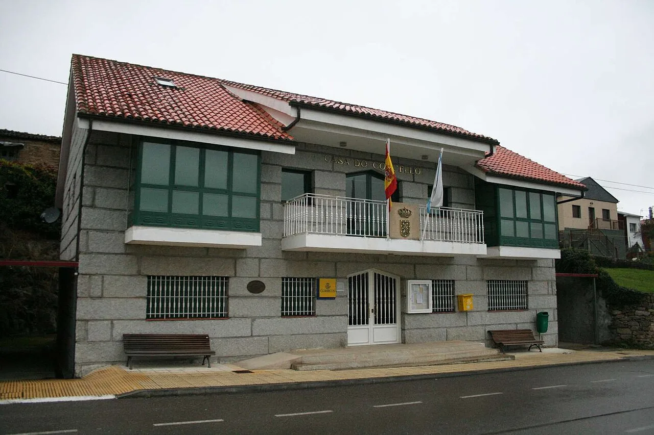 Town Hall in A Teixeira (Spain)