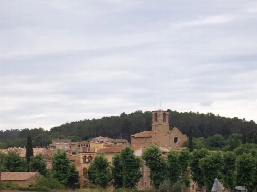 The town of Galliners( Vilademuls, Pla de l'Estany, Girona, Catalunya).