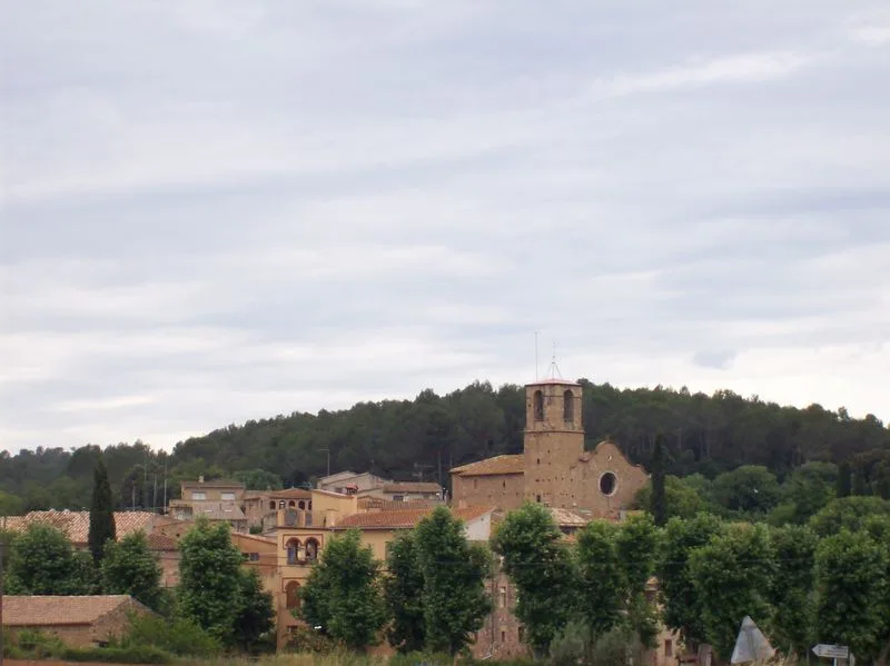 The town of Galliners( Vilademuls, Pla de l'Estany, Girona, Catalunya).