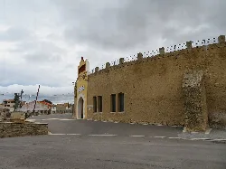 Estatua de Silvino Zafón en la plaza de toros de Villafranca del Cid.