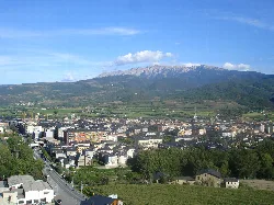 Vista panorámica de La Seu d'Urgell vista desde la Torre de Solsona.