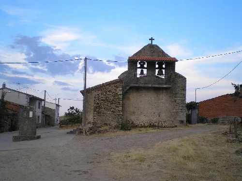 La iglesia de El Poyo de Aliste en Zamora, España.