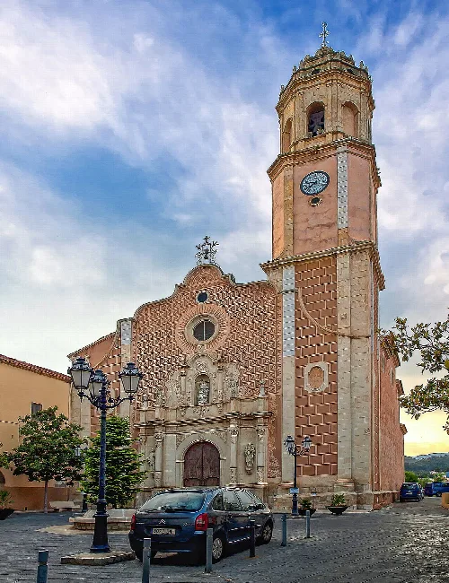 Church Square of Borges del Camp (Catalonia, Spain)