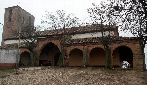 Church of St. John the Baptist in Cabreros del Monte, Valladolid, Spain.