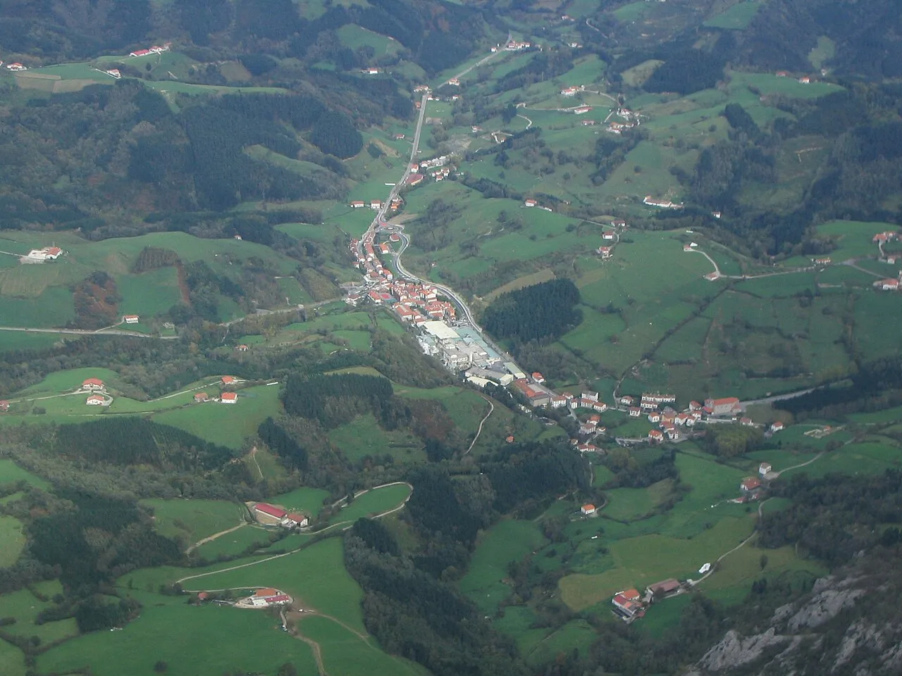 Vista general de Amezketa.