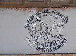 Logo of the Cultural and Recreational Society 'La Altruista' in Tavernes Blanques.