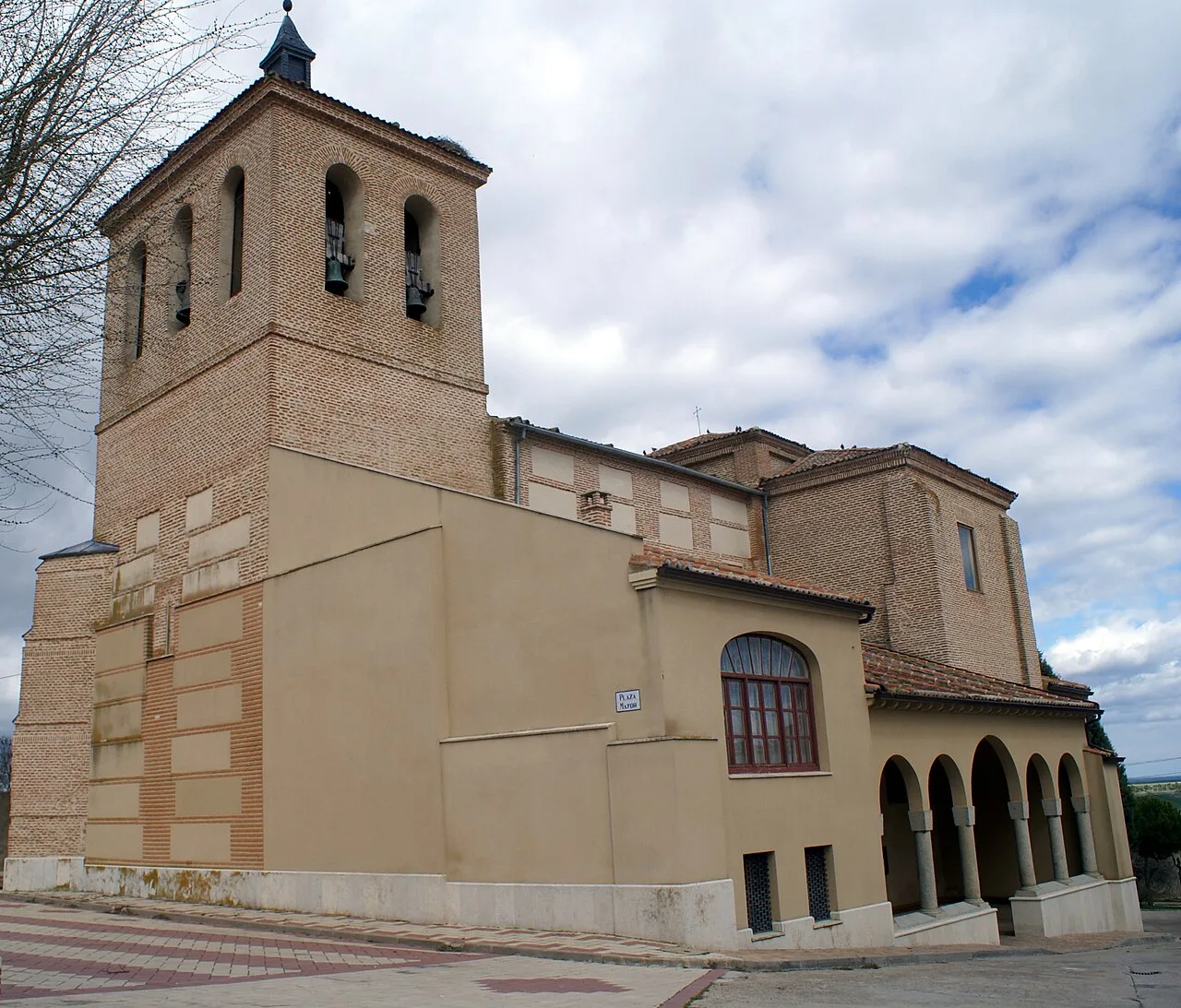 Church of the Holly Cross, Fuente de Santa Cruz, Segovia, Spain.
